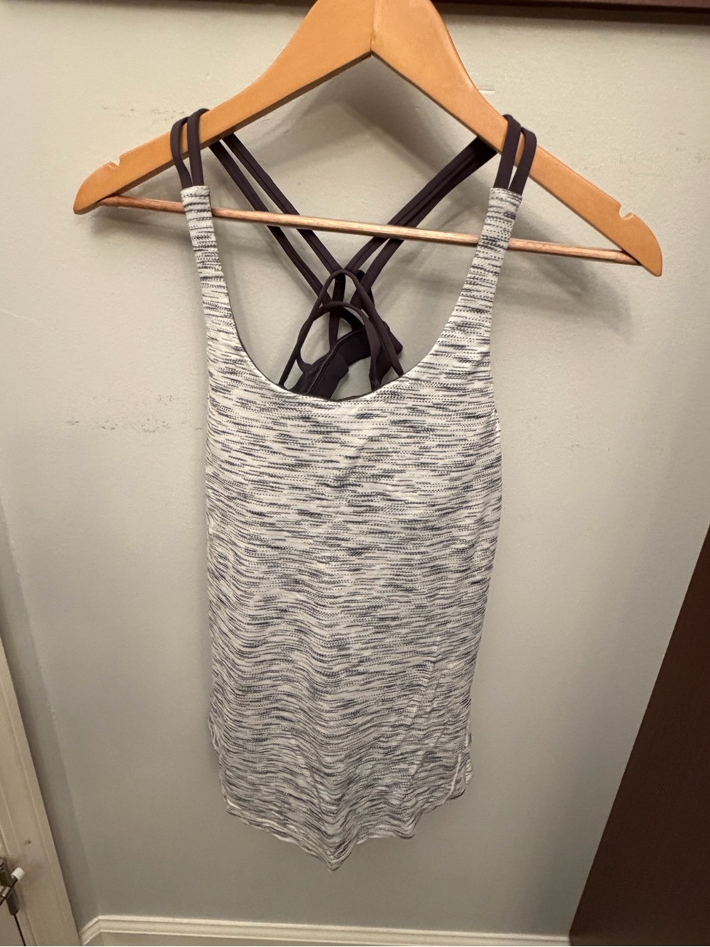 lululemon athletica Gray Space-Dye Strappy Tank